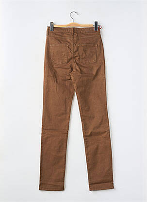 Jeans coupe slim taille normale taille normale marron KANOPE femme