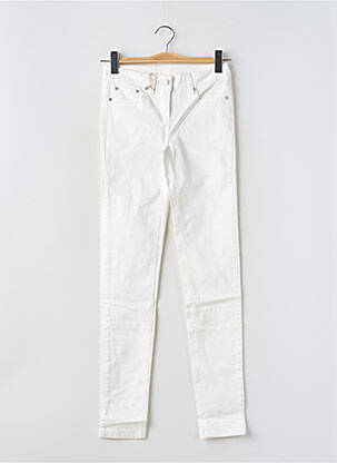 Jeans coupe slim taille basse taille basse beige LES P'TITES BOMBES femme
