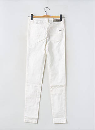 Jeans coupe slim taille basse taille basse beige LES P'TITES BOMBES femme