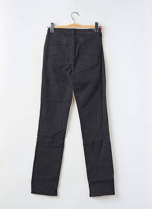 Pantalon slim tissage popeline taille normale noir KANOPE femme