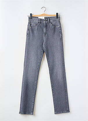 Jeans coupe slim stretch taille haute gris SALSA femme