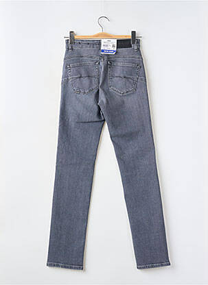 Jeans coupe slim stretch taille haute gris SALSA femme