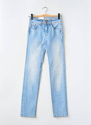 Jeans coupe slim stretch taille haute bleu SALSA femme