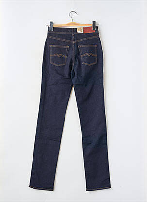 Jeans coupe slim tissage brut taille haute bleu CIMARRON femme