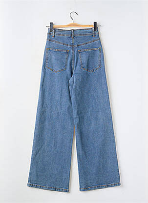 Jeans coupe large stretch taille haute bleu COMPAÑIA FANTASTICA femme