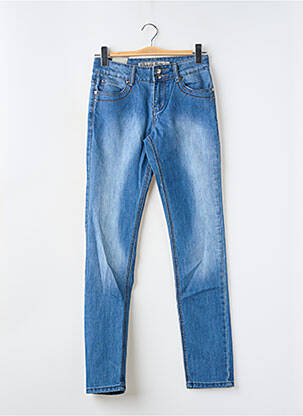 Jeans coupe slim stretch taille normale bleu ONADO femme