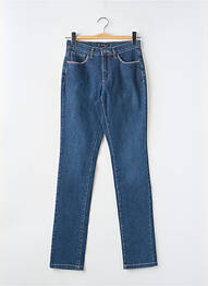 Jeans coupe slim stretch taille normale bleu BRUNO SAINT HILAIRE femme