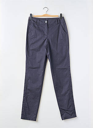 Pantalon slim tissage enduit taille normale bleu GERRY WEBER femme