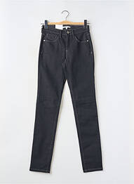 Jeans coupe slim stretch taille normale noir BRUNO SAINT HILAIRE femme
