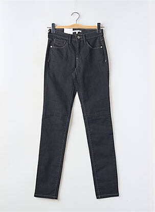 Jeans coupe slim stretch taille normale noir BRUNO SAINT HILAIRE femme