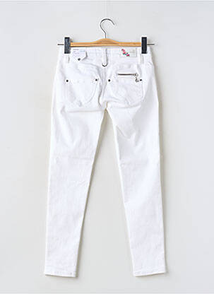 Jeans skinny stretch taille basse blanc FREEMAN T.PORTER femme