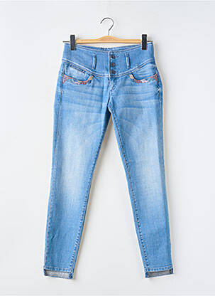 Jeans skinny taille haute taille haute bleu SALSA femme