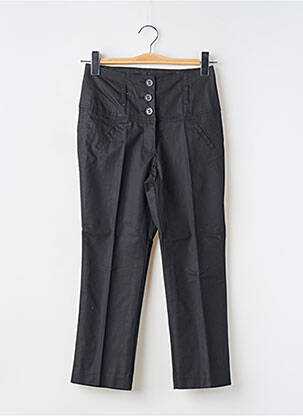 Pantalon 7/8 taille haute taille haute noir VERO MODA femme