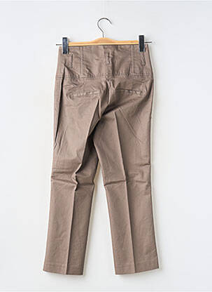Pantalon 7/8 taille haute taille haute marron VERO MODA femme