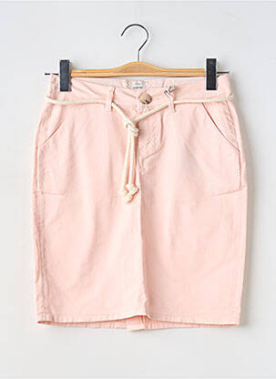 Bermuda taille à pinces taille normale rose KANOPE femme