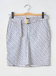 Jupe courte poches bleu KANOPE femme
