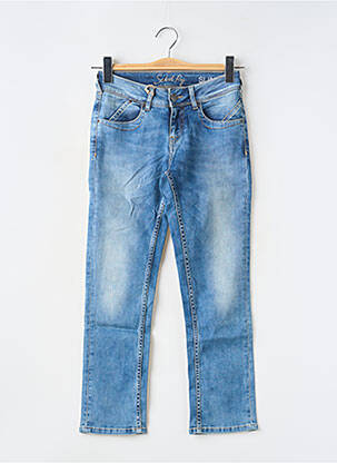 Jeans coupe slim bleu SCHOOL RAG pour femme