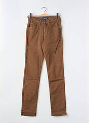 Jeans coupe slim marron KANOPE pour femme seconde vue
