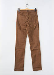Jeans coupe slim marron KANOPE pour femme seconde vue