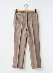 Pantalon 7/8 marron VERO MODA pour femme seconde vue