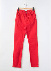 Pantalon slim rouge KANOPE pour femme seconde vue