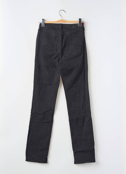 Pantalon slim tissage popeline taille normale noir KANOPE femme