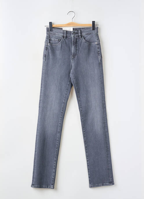 Jeans coupe slim stretch taille haute gris SALSA femme