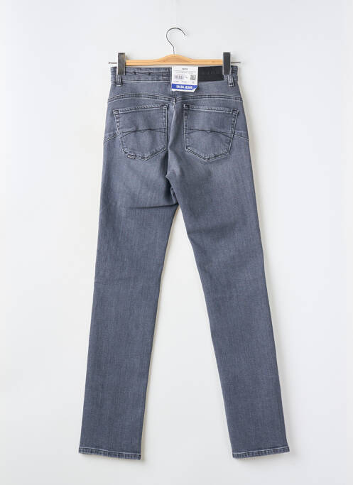 Jeans coupe slim stretch taille haute gris SALSA femme