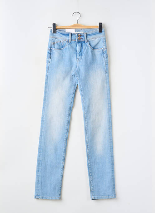 Jeans coupe slim stretch taille haute bleu SALSA femme