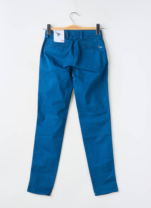 Pantalon chino tissage popeline taille normale bleu RED LEGEND femme