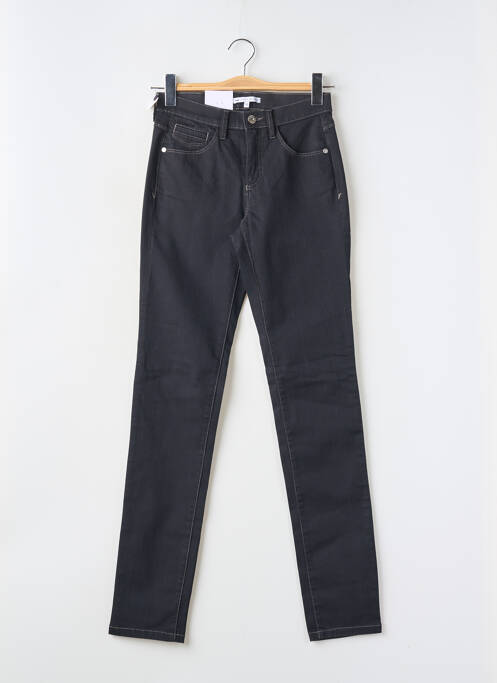Jeans coupe slim stretch taille normale noir BRUNO SAINT HILAIRE femme