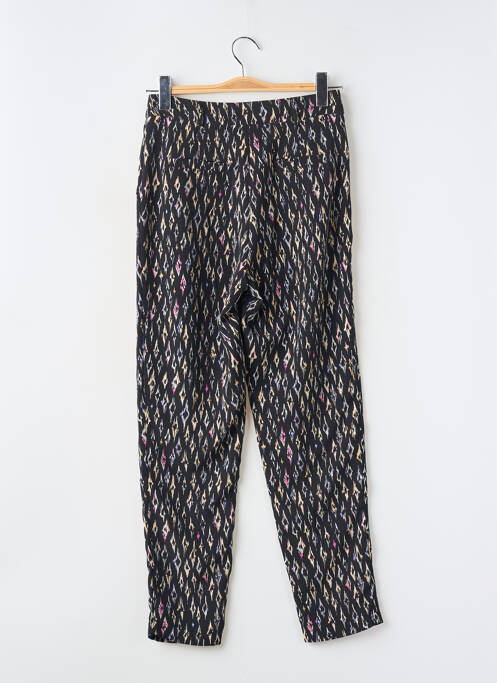 Pantalon droit tissage crêpe taille normale noir MOLLY BRACKEN femme