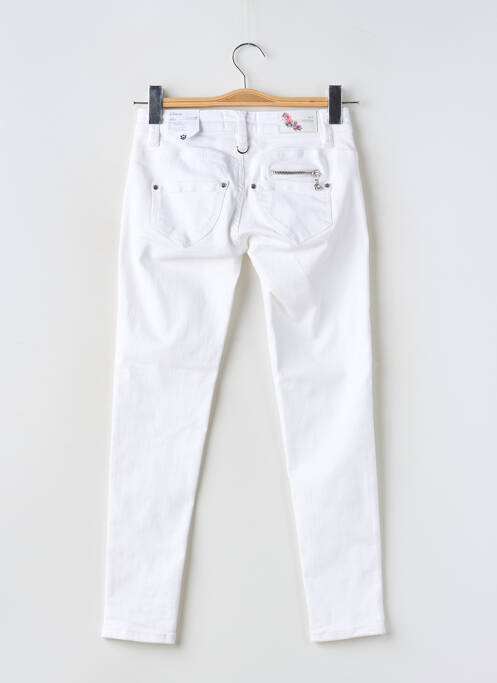 Jeans skinny stretch taille basse blanc FREEMAN T.PORTER femme