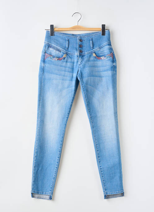 Jeans skinny taille haute taille haute bleu SALSA femme