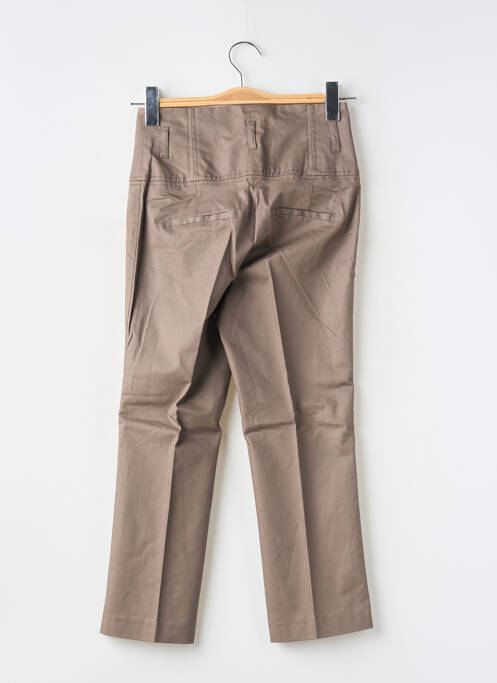 Pantalon 7/8 taille haute taille haute marron VERO MODA femme