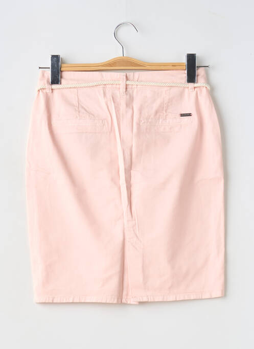 Bermuda taille à pinces taille normale rose KANOPE femme