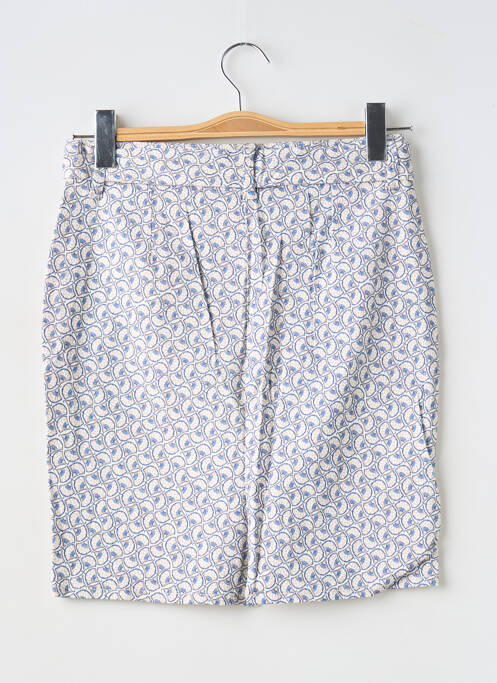 Jupe courte poches bleu KANOPE femme
