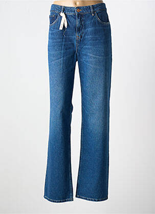 Jeans coupe droite stretch taille normale bleu SALSA femme
