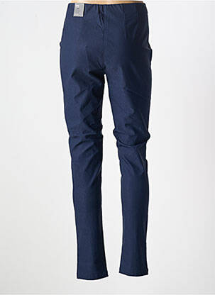Jegging tissage popeline taille haute bleu CISO femme