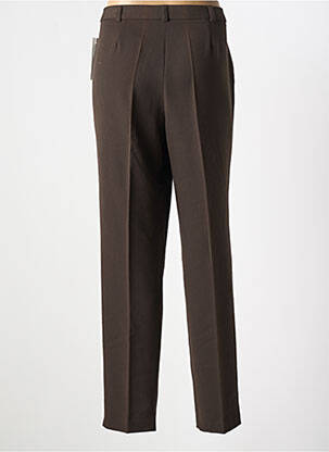 Pantalon slim taille basse taille basse marron ANNE KELLY femme