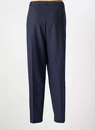 Pantalon droit tissage crêpe taille normale bleu ANNE KELLY femme
