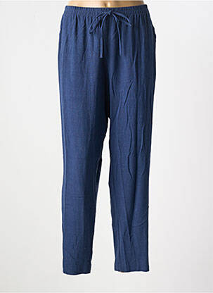 Pantalon droit taille élastique taille normale bleu TELMAIL femme