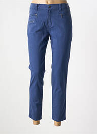 Jeans coupe slim stretch taille normale bleu ANNA MONTANA femme