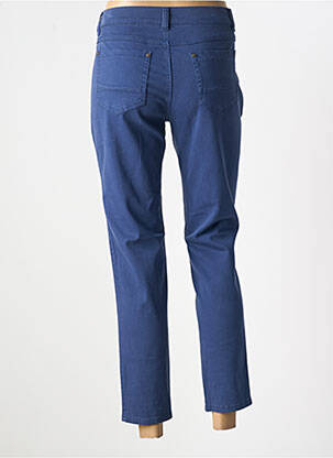 Jeans coupe slim stretch taille normale bleu ANNA MONTANA femme
