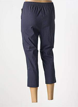 Pantacourt taille élastique taille normale bleu GEVANA femme