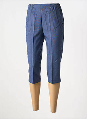 Corsaire poches taille haute bleu PLURIELLES femme