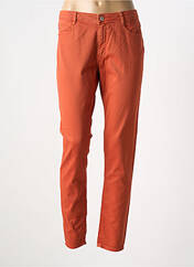Jeans coupe slim orange KANOPE pour femme seconde vue