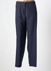 Pantalon droit bleu ANNE KELLY pour femme seconde vue