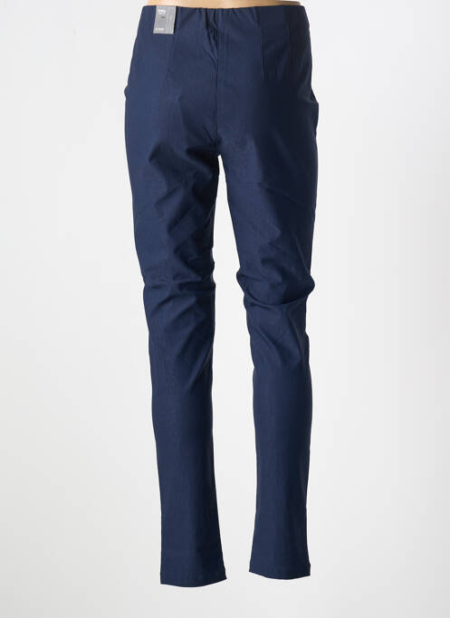 Jegging tissage popeline taille haute bleu CISO femme