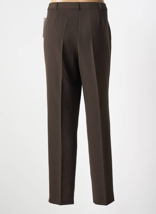 Pantalon slim taille basse taille basse marron ANNE KELLY femme